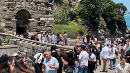 Amasra’da bayram yoğunluğu yaşanıyor