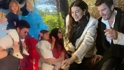 Başak Dizer, Kıvanç Tatlıtuğ ve Oğlunun Karesini Paylaştı