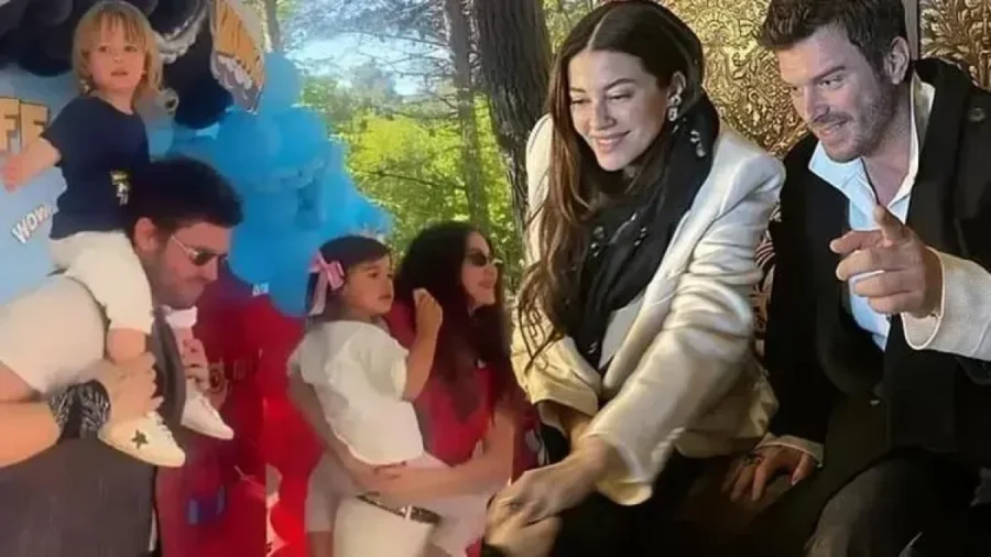 Başak Dizer, Kıvanç Tatlıtuğ ve Oğlunun Karesini Paylaştı