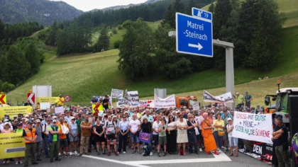 Brenner Geçidi Protesto ve Sabotajla Kilitlendi
