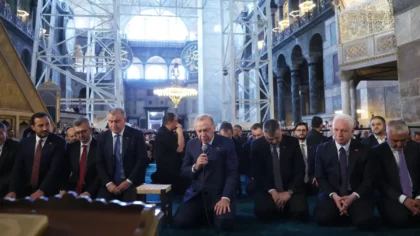 Cumhurbaşkanı Erdoğan, Ayasofya’da Cuma Namazı Kıldı