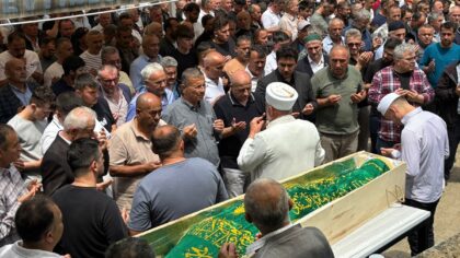 Giresun’da derede akıntıya kapılarak hayatını kaybeden kişinin cenazesi toprağa verildi