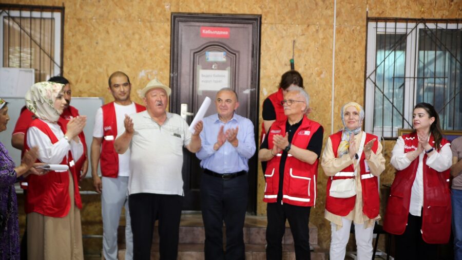 Türk Kızılay’dan Kırgızistan’da kurban eti yardımı
