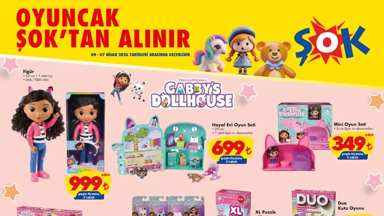 ŞOK 4 Nisan 2026 Aktüel Ürünler Kataloğu