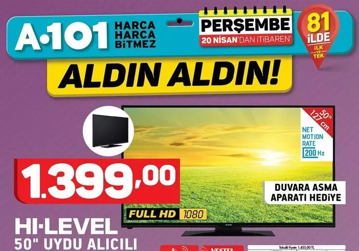 A101 20 Nisan 2017 Aktüel Ürünler Kataloğu