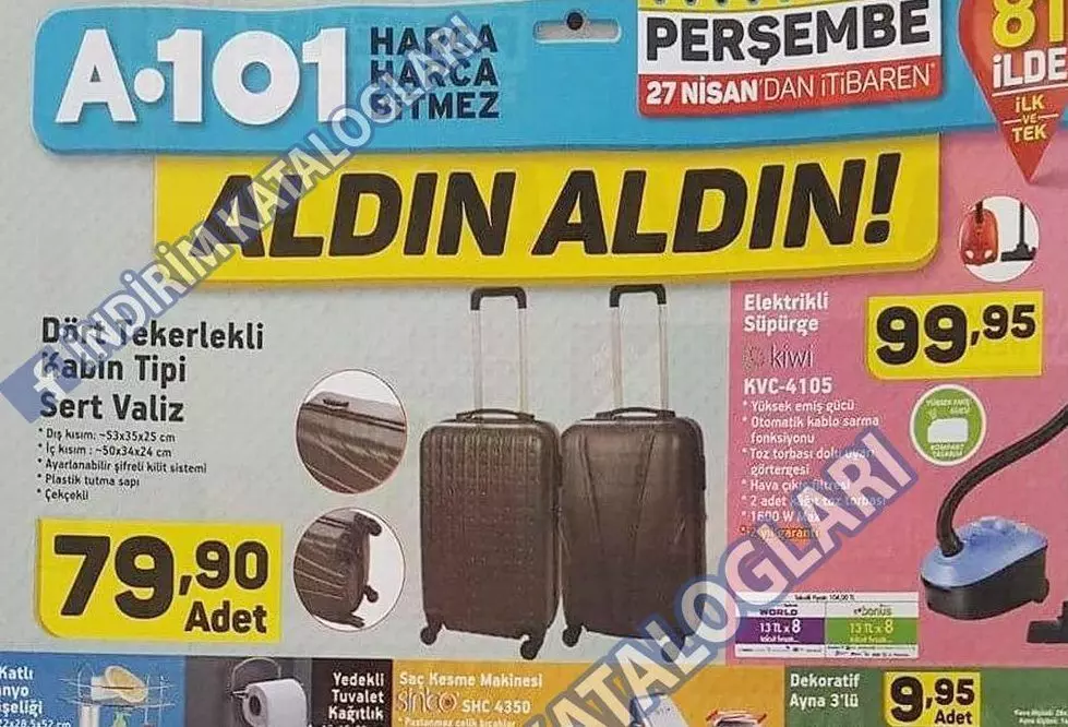 A101 27 Nisan 2017 Aktüel Ürünler Kataloğu