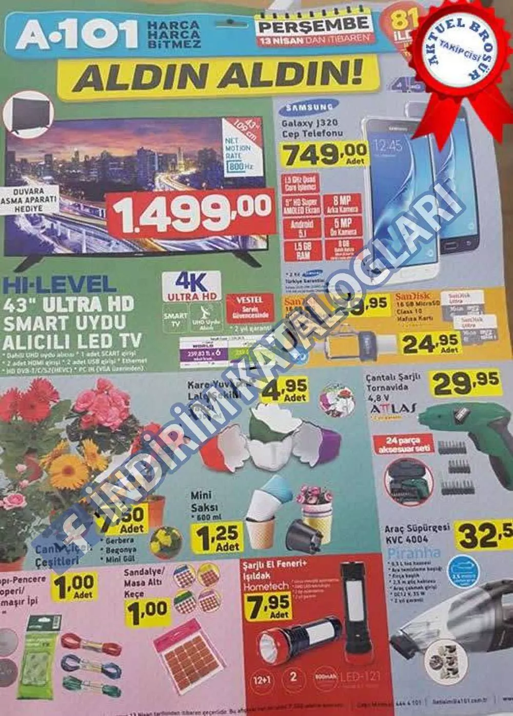 A101 13 Nisan 2017 Aktüel Ürünler Kataloğu