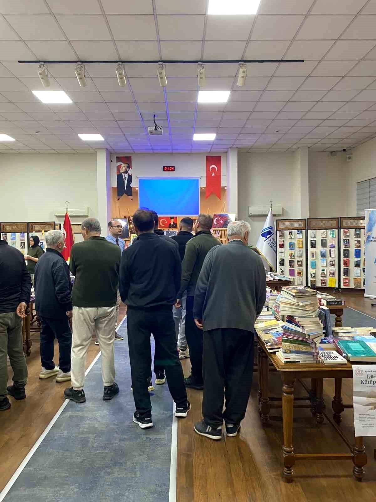Aydın'da hükümlülere yönelik kütüphane etkinliği düzenlendi