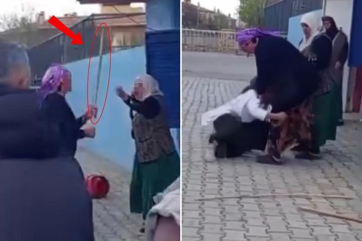 En olmadık yerde eline sopayı alıp önce camları kırdı sonra kadını dövdü