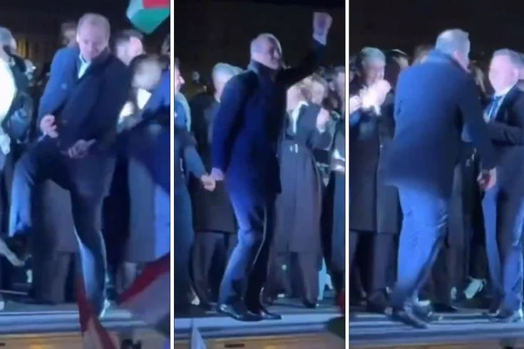 Macaristan’da gündem olan görüntü: Kazandıktan sonra sahnede coştu