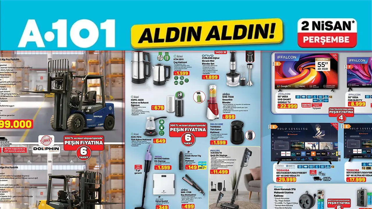A101 2 Nisan 2026 Aktüel Ürünler Kataloğu