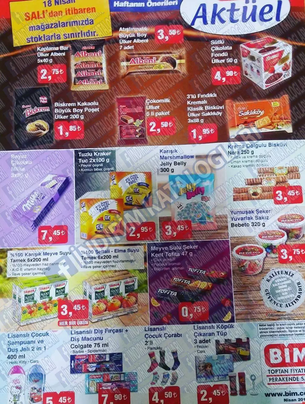 Bim 18 Nisan 2017 Aktüel Ürünler Kataloğu