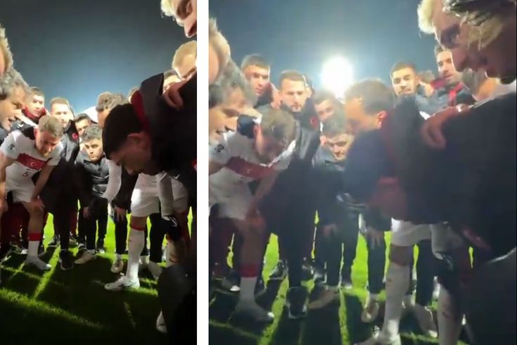 Hakan Çalhanoğlu'ndan maç sonunda tarihi konuşma