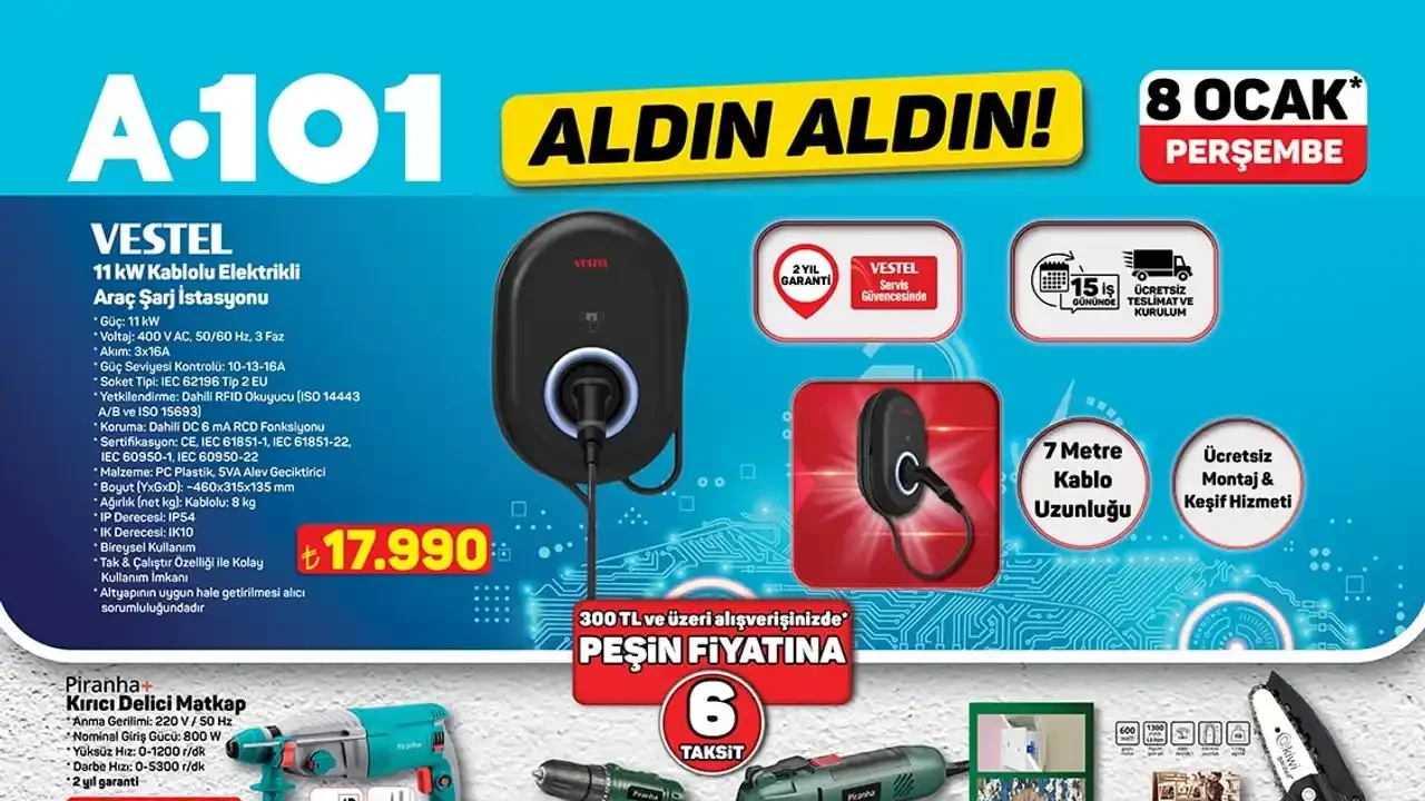 A101 8 Ocak 2026 Aktüel Ürünler Kataloğu
