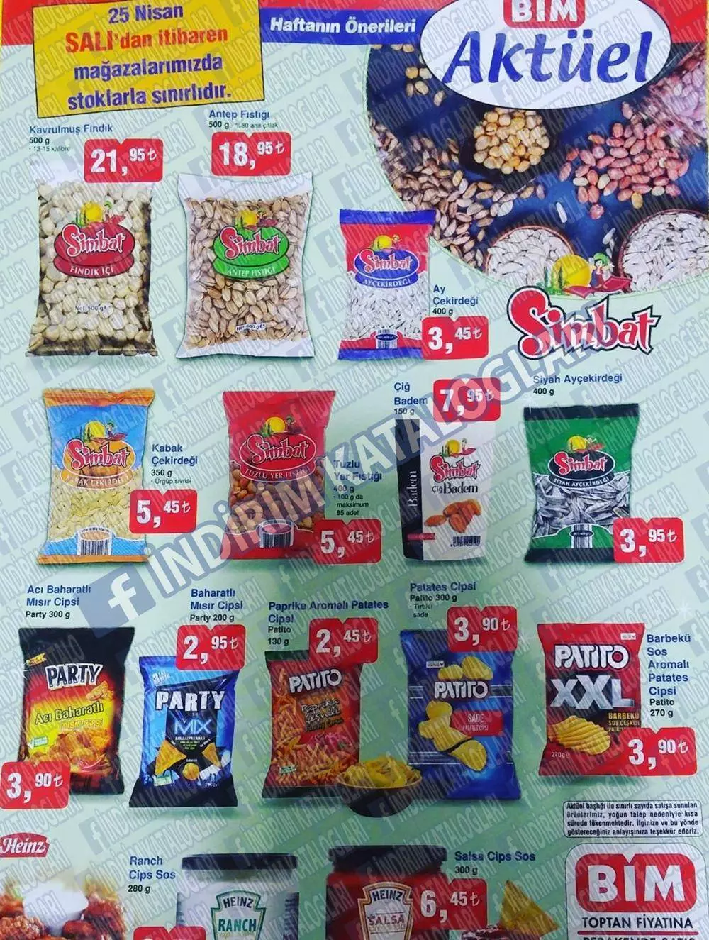 Bim 25 Nisan 2017 Aktüel Ürünler Kataloğu