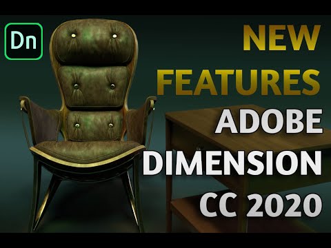 Adobe Dimension CC 2020 | What's NEW in adobe dimension cc 2020 tutorial