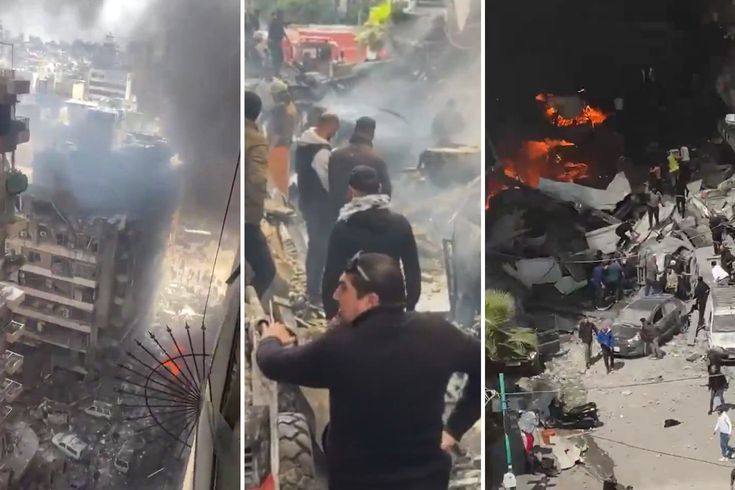 İsrail, Lübnan'ı vuruyor: Bölgeden gelen görüntüler dehşete düşürdü