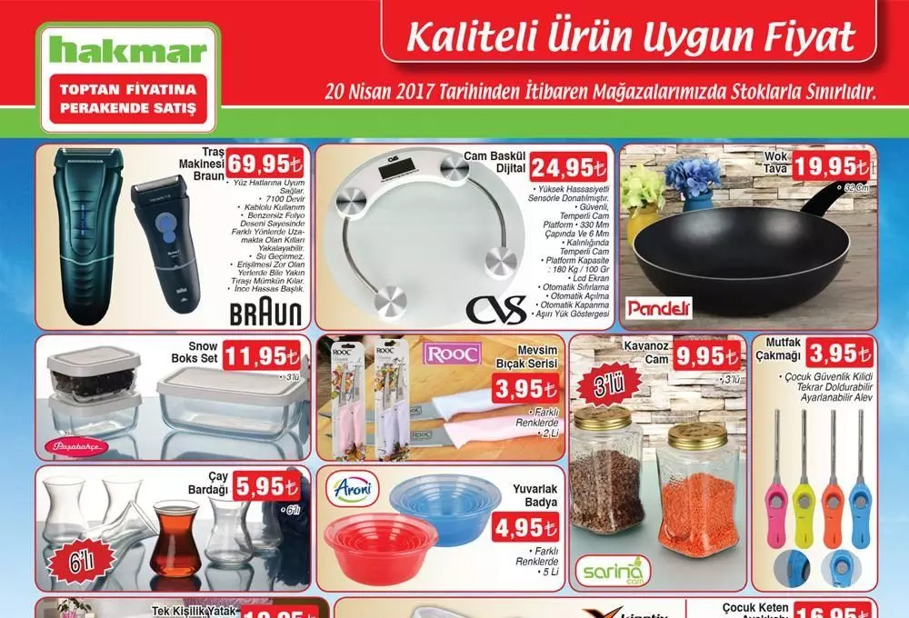 HAKMAR 20 Nisan 2017 Aktüel Ürünler Kataloğu