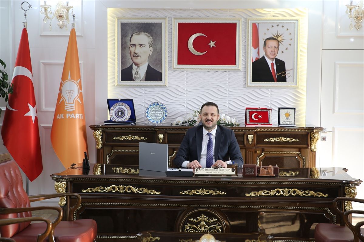 AK Parti Siirt İl Başkanı Özturan, AA'nın kuruluşunun 106. yılını kutladı
