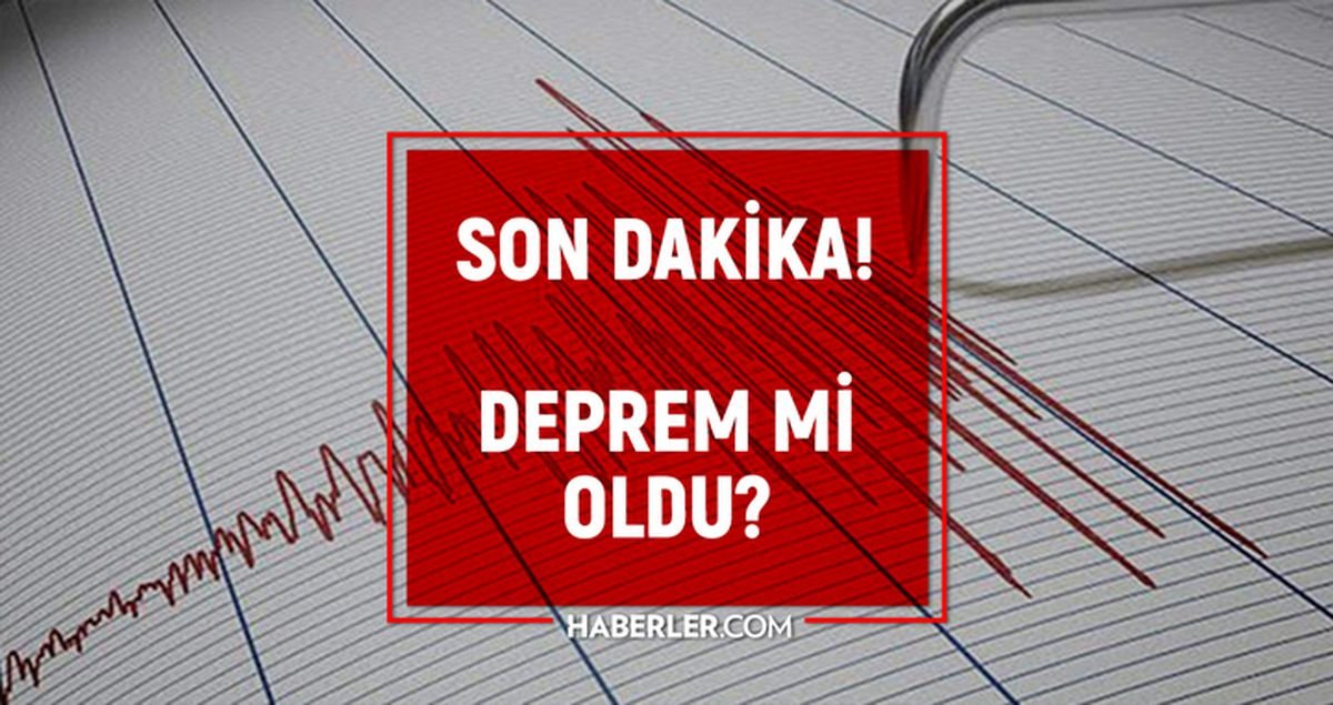 SON DEPREMLER! 15 Nisan deprem mi oldu, ne zaman, kaç büyüklüğünde oldu?