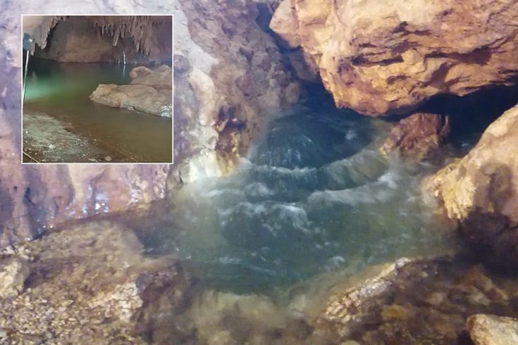 Yer altı kaynağı patladı, dünya harikası 13 yıl sonra su ile doldu
