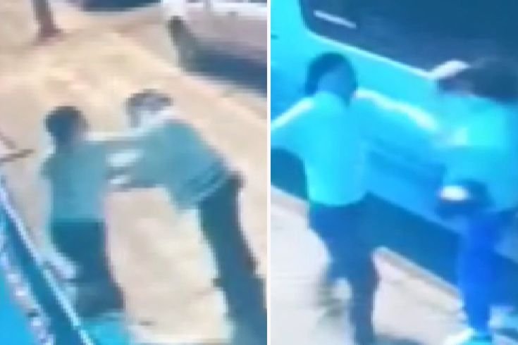 Esenyurt'ta bir şahıs sokak ortasında iki kadını darp etti